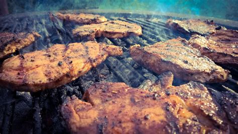 Free Images : smoke, summer, dish, food, bbq, eat, meat, barbecue, pork ...