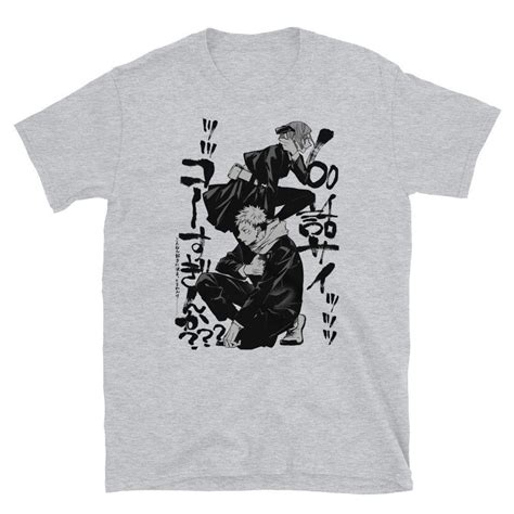 jujutsu kaisen t shirt - jjk, Yuji Itadori, Nobara Kugisaki