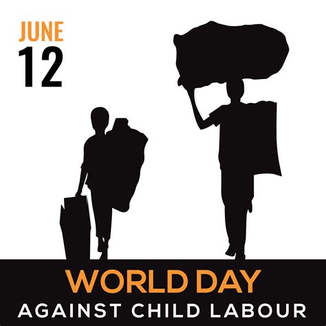 World day against child labour 12666617 Vector Art at Vecteezy