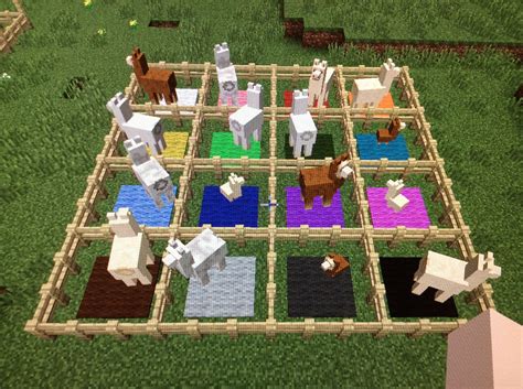 Minecraft All Llama Carpets | www.resnooze.com