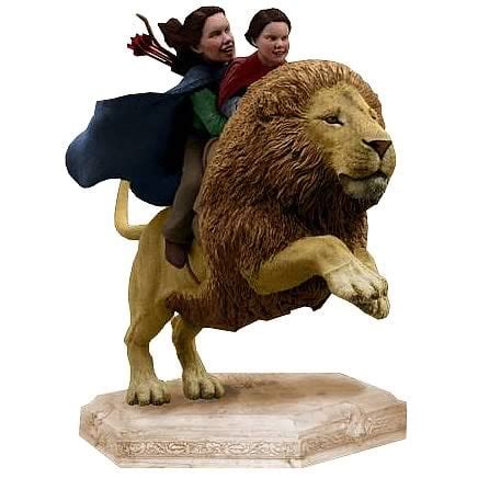 Chronicles of Narnia Girls on Aslan Statue - WETA Collectibles - Chronicles of Narnia - Statues ...