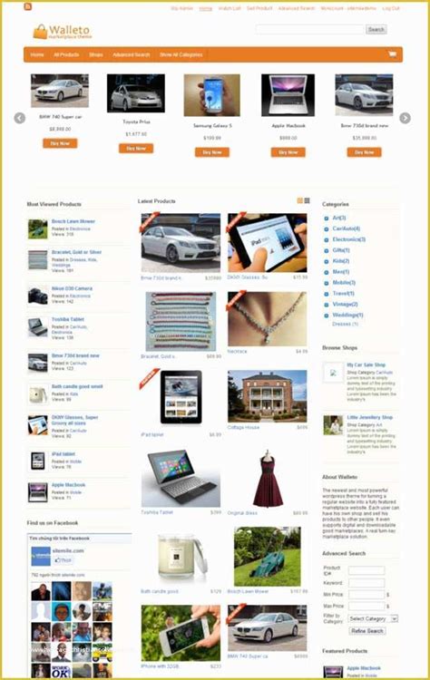 Marketplace Website Template Free Of the 10 Best Marketplace Wordpress themes 2016 athemes ...