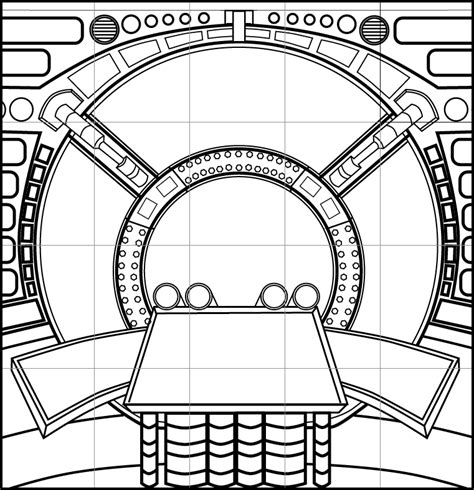 Free Printable Spaceship Control Panel