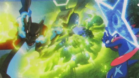 View 21 Ash Greninja Vs Mega Charizard X Wallpaper