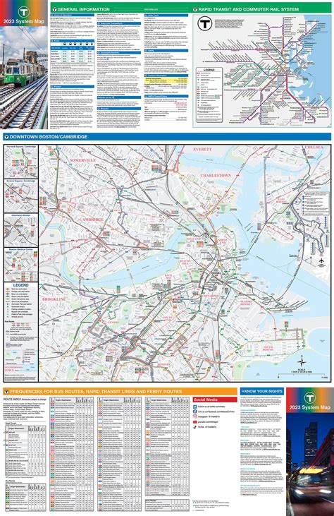 2023 MBTA System Map (Side B) – MBTAgifts