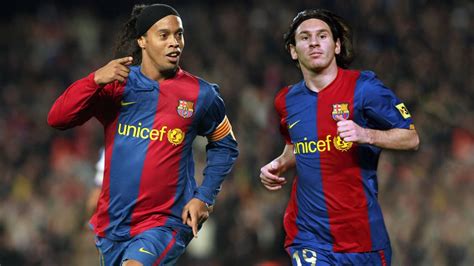 Ronaldinho and Messi, a lethal combination