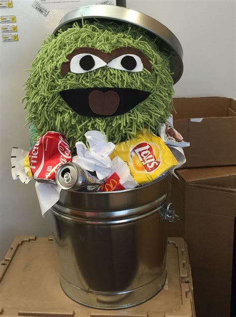 Oscar the Grouch No Carve Pumpkin | Pumpkin contest, Halloween pumpkin ...