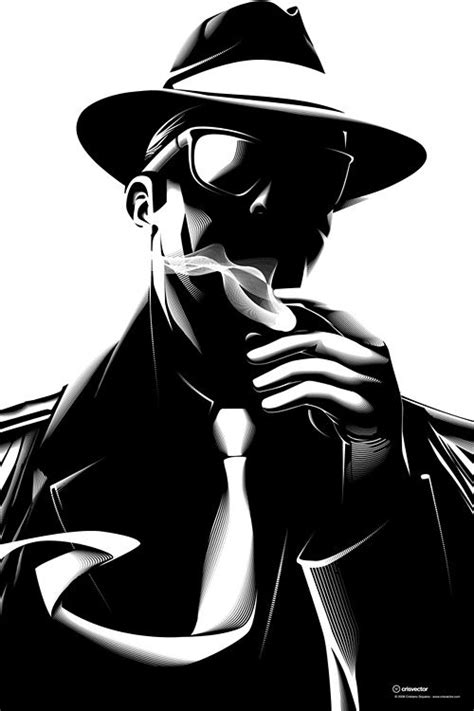 Noir on the Behance Network | Illustration, Digital painting, Black and white