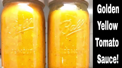 Golden Yellow Tomato Sauce - Simple, Easy, and Tastes Great! - YouTube