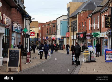 huntingdon town centre cambridgeshire england Stock Photo - Alamy