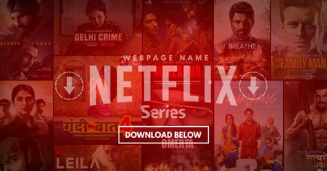 Copy of Netflix Movie Series Download Template | PosterMyWall