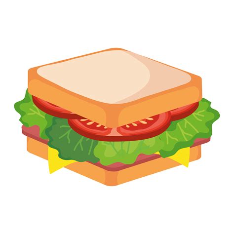 Isolated sandwich icon vector design 6166503 Vector Art at Vecteezy