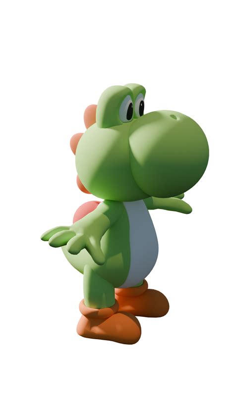 OBJ file Yoshi 🎨・3D printing template to download・Cults