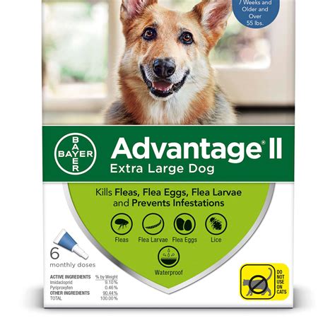 Advantage II Dog & Puppy Flea Drops – Monthly | Petco