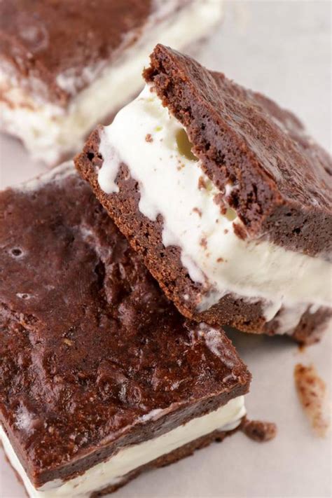 Keto Ice Cream Sandwich – BEST Chocolate Brownie Ice Cream Sandwich ...