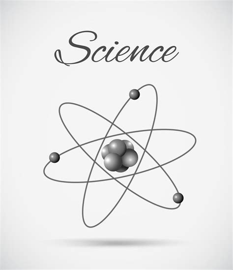 Symbole de la science en niveaux de gris 431388 Art vectoriel chez Vecteezy