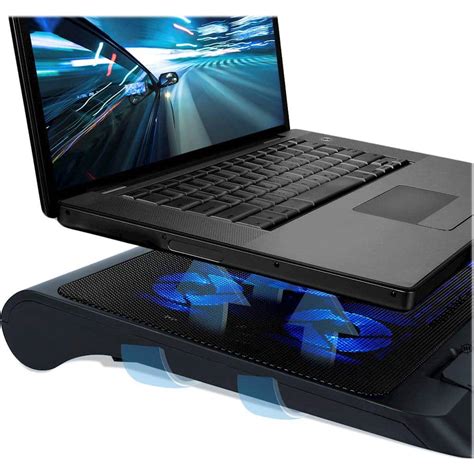 Best Buy: ENHANCE Gaming Laptop Cooling Pad Stand with LED Cooler Fans ...