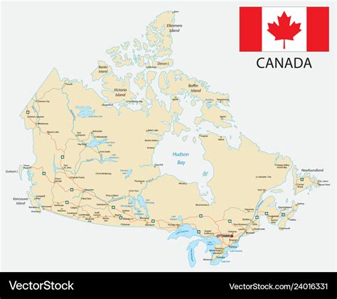 Road Map Of Canada Printable