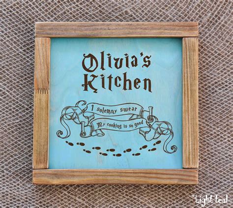 Harry potter kitchen decor Personalized harry potter signs | Etsy