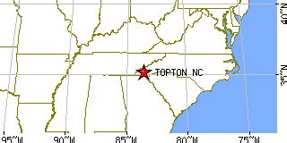 Topton, North Carolina (NC) ~ population data, races, housing & economy