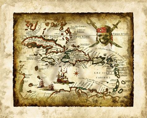 free pictures of a pirate map download free clip art - antique pirate ...