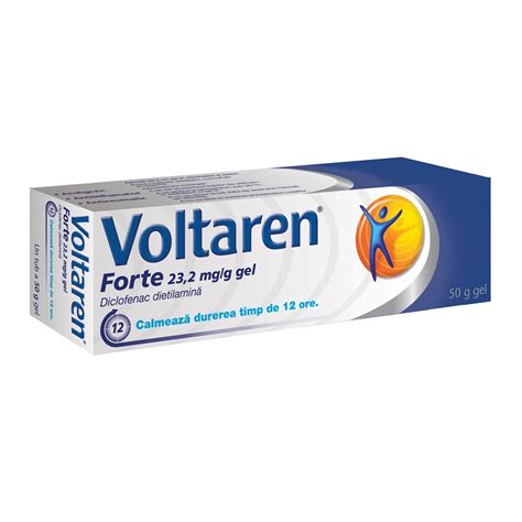 Voltaren Forte gel, 23,2 mg, 50 g, Gsk : Farmacia Tei online