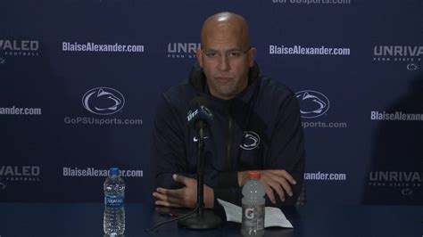 Head Coach James Franklin Press Conference | head coach, James Franklin ...