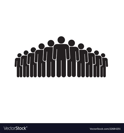 Group of people on white background Royalty Free Vector