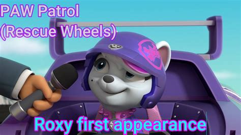 PAW Patrol Clip (Rescue Wheels) | Roxi First appearance - YouTube