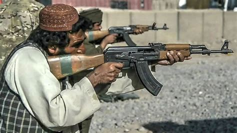 Afghan Police – AK-47 Type Rifle Class Live Fire Training - YouTube