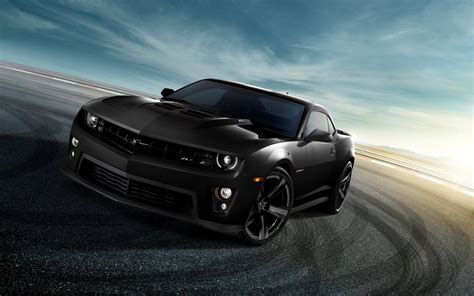 Chevrolet Camaro ZL1 schwarz HD-Wallpaper: Breitbild: High-Definition: Vollbild