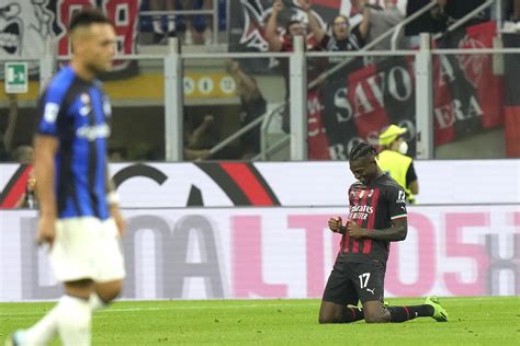 Serie A: Magnificent Leao leads AC Milan past Inter in five-goal derby ...