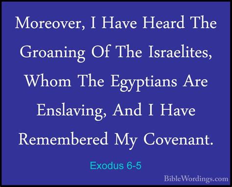 Exodus 6 - Holy Bible English - BibleWordings.com