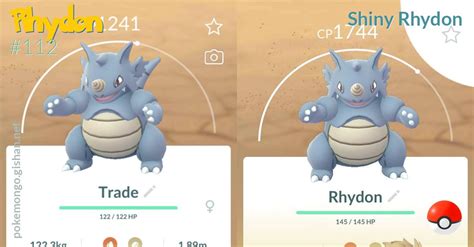 Shiny Rhydon - Pokemon Go