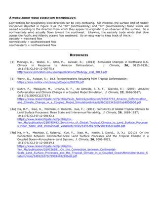 Tropical deforestation, global climate change, ENSO and possible feedback amplification | PDF