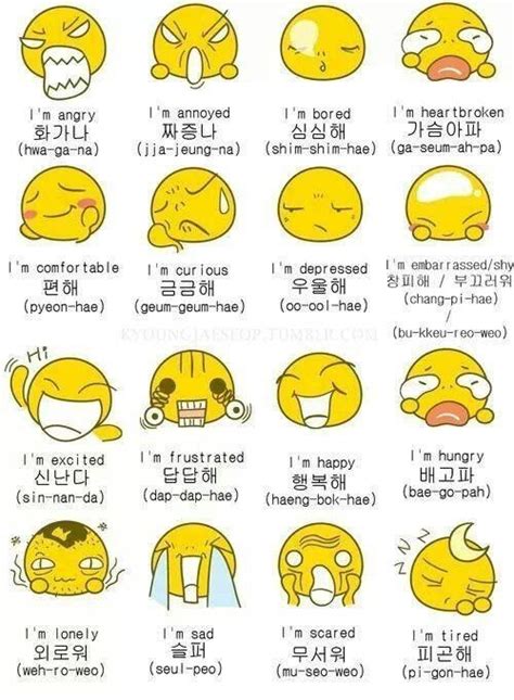 Korean emoticons | Learn korean, Korean phrases, Korean language