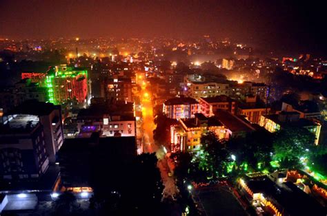 View Patna: Patna skyline on the eve of Diwali