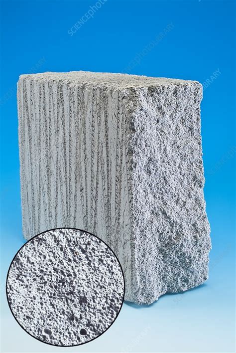 Aircrete building block - Stock Image - C011/4571 - Science Photo Library