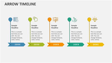 Arrow Timeline PowerPoint Presentation Slides - PPT Template