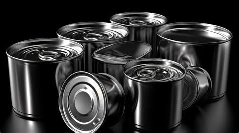 Metal Can Cans Illustrated In 3d Rendering Backgrounds | PSD Free ...