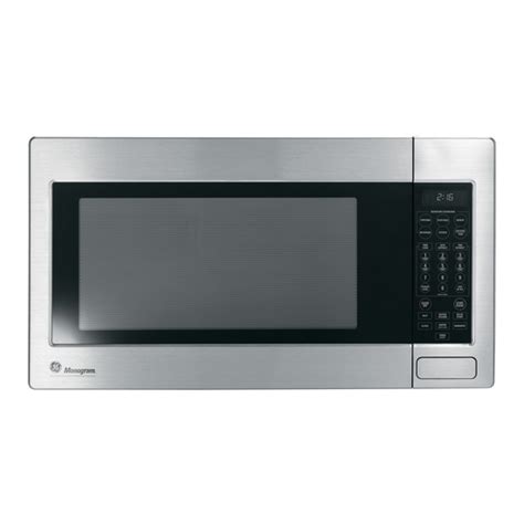 GE MONOGRAM ZE2160SF MICROWAVE OVEN OWNER'S MANUAL | ManualsLib