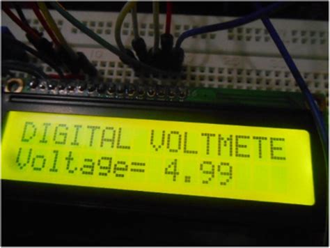 Make a Digital Voltmeter Using an Arduino - Projects