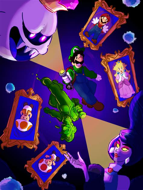 ArtStation - Luigi's Mansion 2 Poster