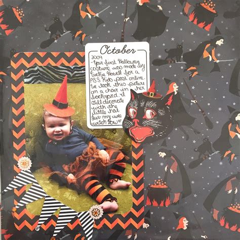 Halloween Scrapbook Layouts to Inspire Your October Daily Album