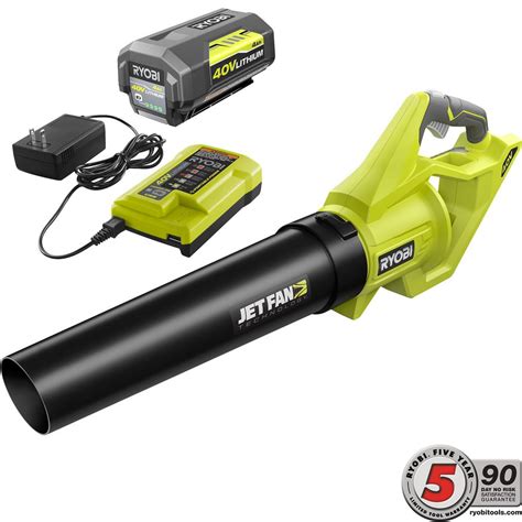 Ryobi RY40460 110 MPH 500 CFM 40V Jet Fan Leaf Blower - Tool Craze