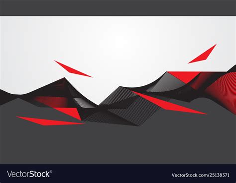 Abstract red black background concept graphic Vector Image