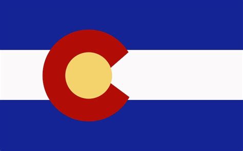 Premium Vector | Colorado flag