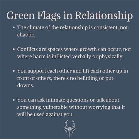 The Journey: Green Flags In Relationships