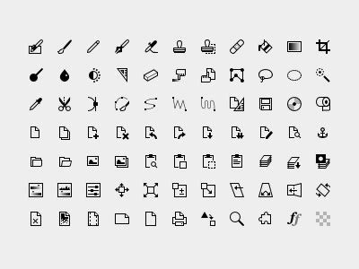 Gimp Theme Icons by Mitchell Hillman on Dribbble