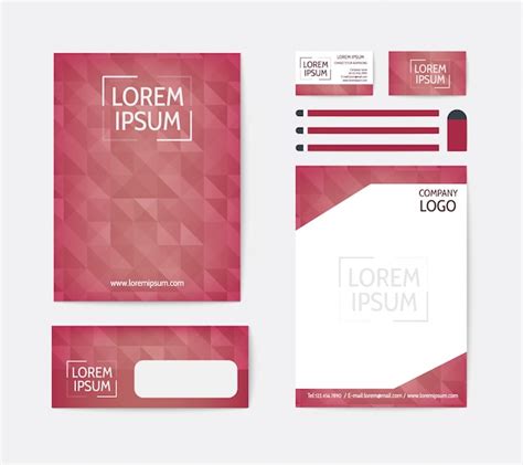 Premium Vector | Business corporate identity template design